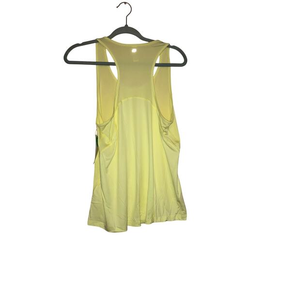 NWT Marika Yellow Athletic Tank Top Size Medium Stretchy - Picture 7 of 7